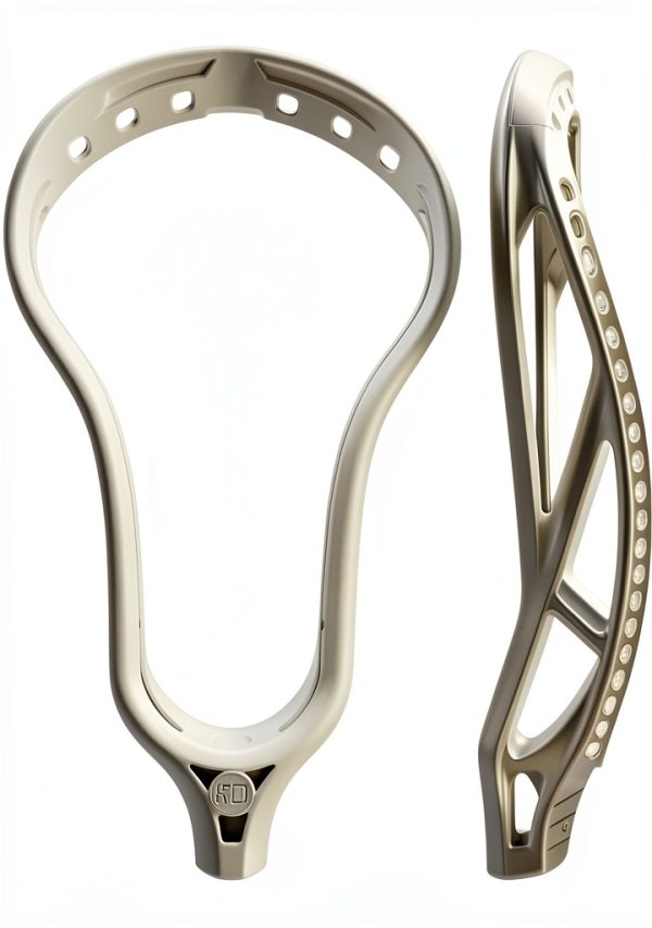 8TIMBER Unstrung Lacrosse Head White Nylon RC1-2