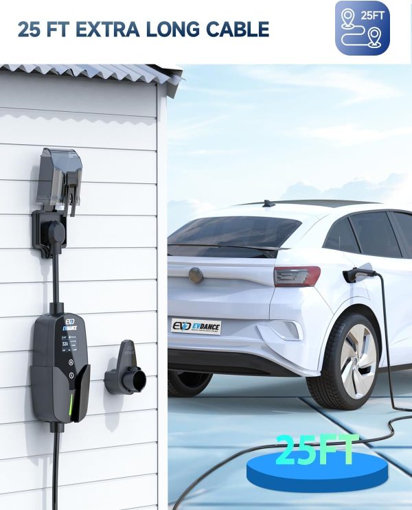 EVDANCE Level 2 EV Charger 32A Fast Charging-6