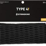 StringKing Type 4f Soft Faceoff Lacrosse Mesh Piece White-0