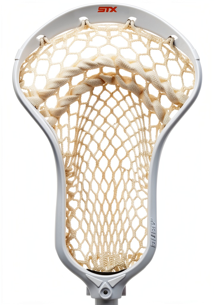 STX Duel 3 Strung Lacrosse Head close-up