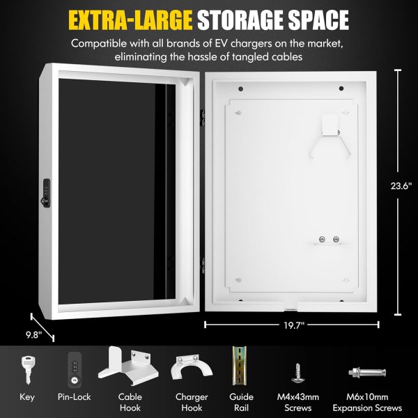 EV Charger Enclosure NOTASA Black Pedestal Design-2
