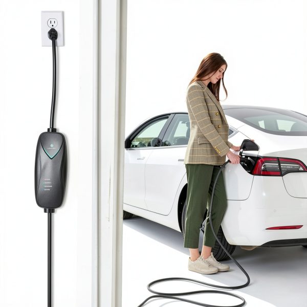Lectron Level 1 Tesla Charger 15A Home EV Charger-3
