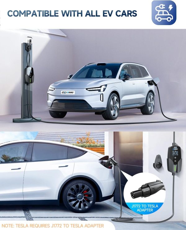 EVDANCE Level 2 EV Charger 32A Fast Charging-5