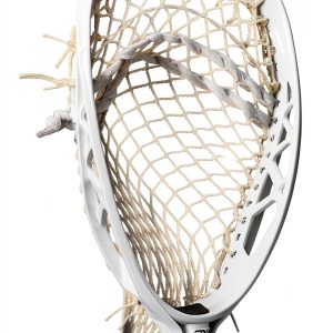 STX ECLIPSE II STRUNG GOALIE HEAD Lacrosse Stick White-0