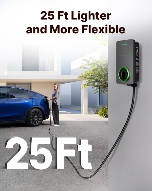 Autel 12kW Level 2 EV Charger NACS Hardwired 50A-5