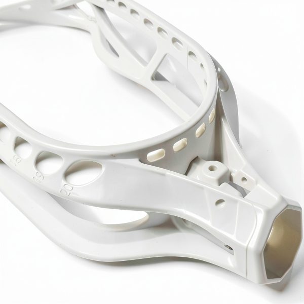 8TIMBER Unstrung Lacrosse Head White Nylon RC1-5