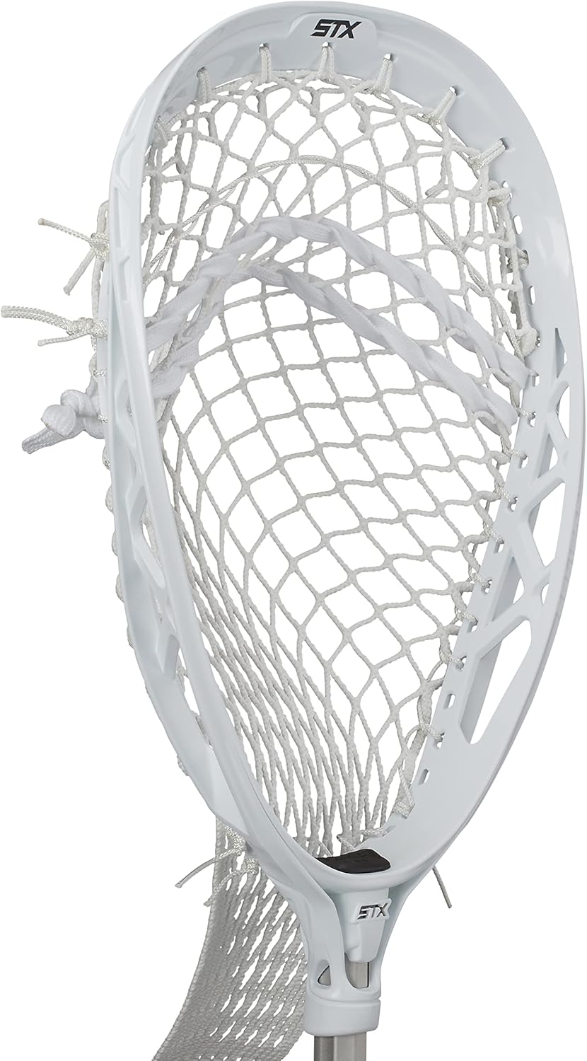 STX ECLIPSE II STRUNG GOALIE HEAD in action