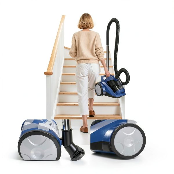 Canister Vacuum Cleaner Sweepcent EV-500 45KPa Bagless 4.5QT HEPA-3