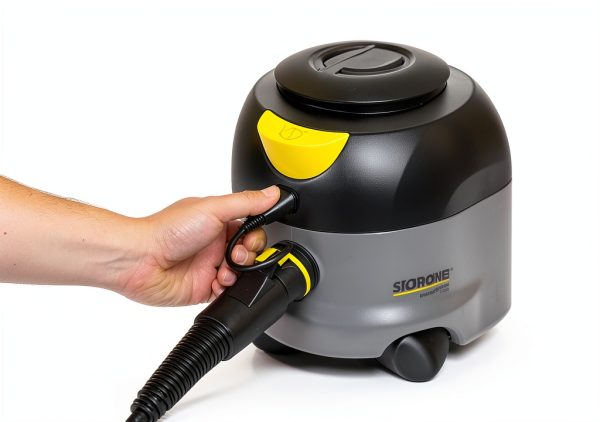 Kärcher Commercial Vacuum Cleaner with Onboard Cord Storage - T 12/1-3 Gallon Container - 40 ft. Cord-1