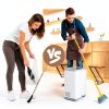 Touchless Vacuum Thamtu Canister with Dust Bag, 13L White-3