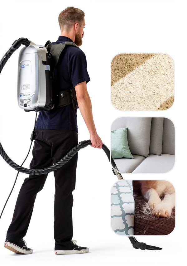 Prolux X8 Lite Backpack Canister Vacuum with HEPA Filtration 120CFM-4