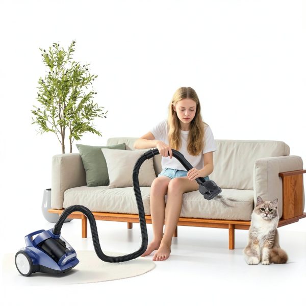 Canister Vacuum Cleaner Sweepcent EV-500 45KPa Bagless 4.5QT HEPA-7