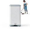 Touchless Vacuum Thamtu Canister with Dust Bag, 13L White-4