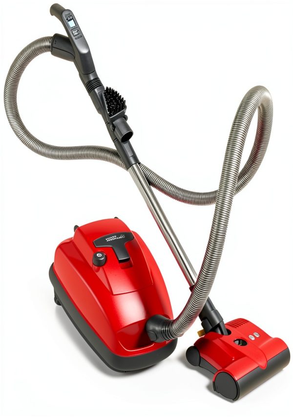 SEBO 9687AM AIRBELT K3 Premium Canister Vacuum Cleaner with 7-Year Motor Warranty, Comes with Powerful ET-1 Powerhead for Pets and Carpeting + Parquet Brush, 37-Foot Operating Radius, Made in Germany-0
